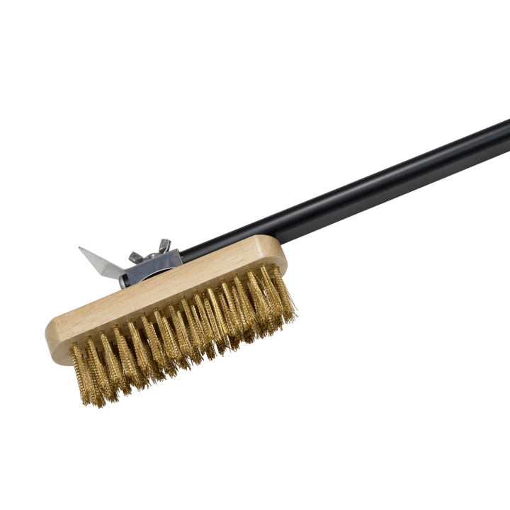 Pro Pizza Oven Brush With Brass Bristles - Argheri